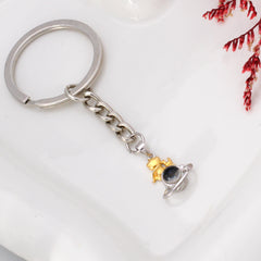 Personalisierte Schlüsselanhänger mit Foto – „Der kleine Prinz“ & „Fuchs“ mit Bild Worten im Stein, Paare Geschenk für Sie Ihm