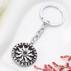 Personalisierte Schlüsselanhänger mit Foto – Sonne Anhänger mit Projektion