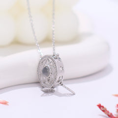 925 Silber Personalisierte Halskette mit Foto - Dekorative Kunststil Hexagramm Traumfänger Anhänger, Perfektes Geschenk für Männer und Frauen