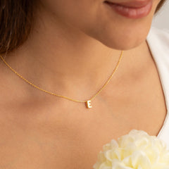 Personalisierte Kette mit Buchstaben - Luftballon Buchstaben Anhänger