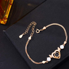 Foto Projektion Armband mit Bild im Stein - Kleiner Herz Engel amazgifts