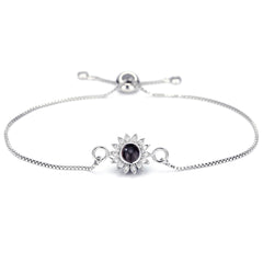 Foto Projektion Armband mit Bild im Stein - Sonne Blume amazgifts