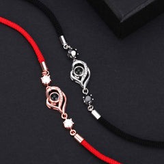 Foto Projektion Armband mit Bild im Stein - Überlappte Herzen amazgifts