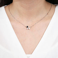 Personalisierte Foto Projektion Kette mit Foto drin im Stein - Haustier Kätzchen