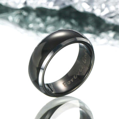 【Paar】Schlichter Wolfram Ring - Denker amazgifts