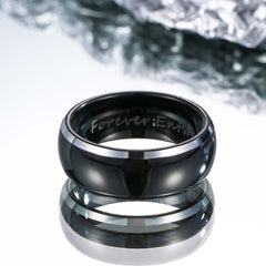 【Paar】Schlichter Wolfram Ring - Denker amazgifts