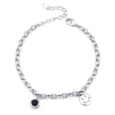 Personalisierte Bild Armband mit Lächeln Anhänger amazgifts