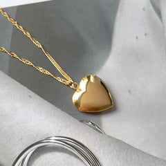 Personalisierte 925 Silber  Foto Medaillon Herz Kette – Mit Foto & Text, Klassischer Erinnerungsschmuck Geschenk für Sie