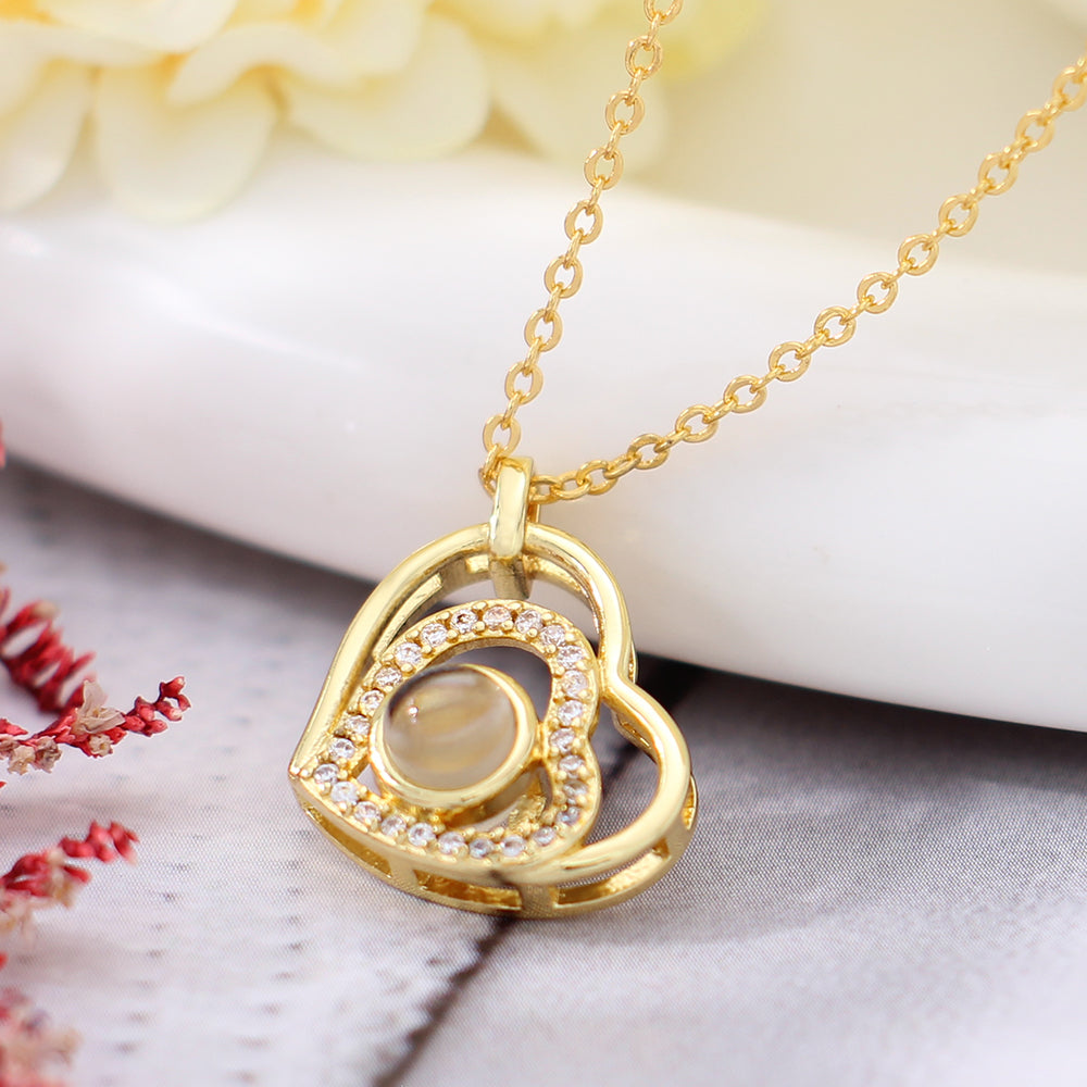 Personalisierte Kette mit Bild – Herz im Herz für Geschenke für Sie