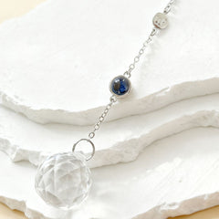 Foto-Projektions-Runder aus Kristall – Personalisierter Anhänger als Erinnerungsgeschenk für besondere Anlässe