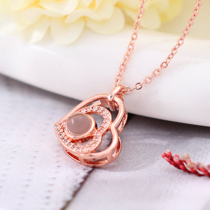 Personalisierte Kette mit Bild – Herz im Herz für Geschenke für Sie