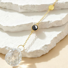 Foto-Projektions-Runder aus Kristall – Personalisierter Anhänger als Erinnerungsgeschenk für besondere Anlässe