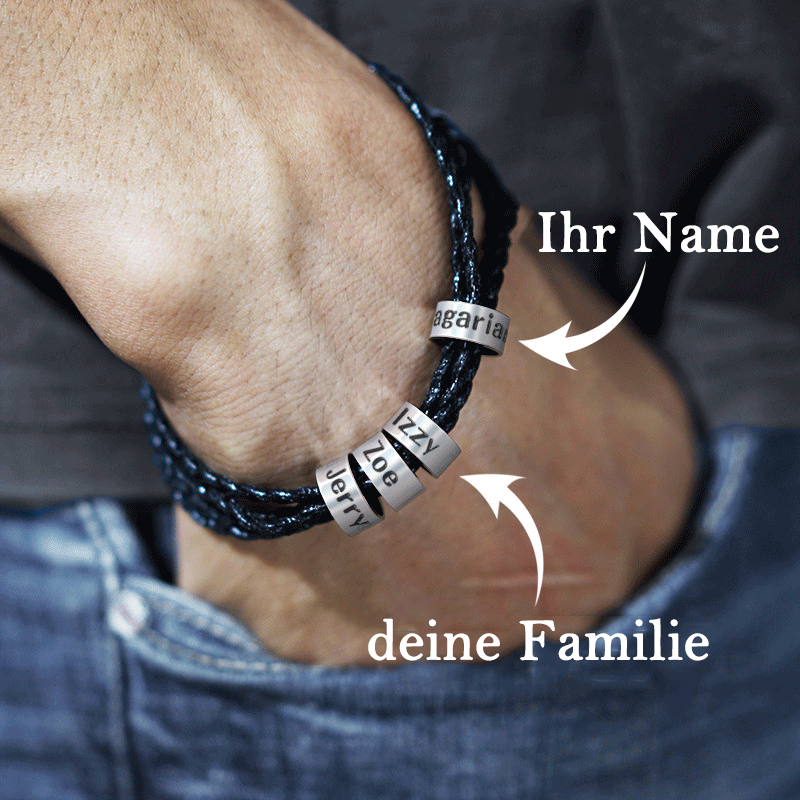 Armband mit Gravur Haustier Halskette Personalisierte Kette  - Personalisierten Namensperlen