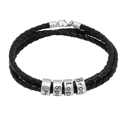 Armband mit Gravur Haustier Halskette Personalisierte Kette  - Personalisierten Namensperlen