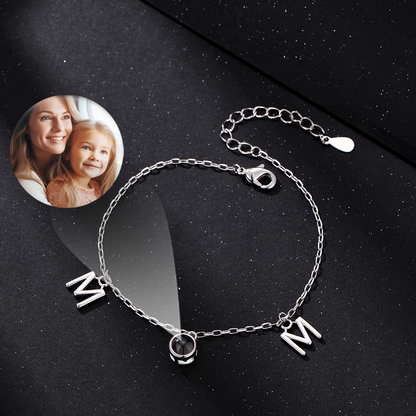 Bildprojektion Foto Armband – MOM Armband Bilder und Silber Schmuck