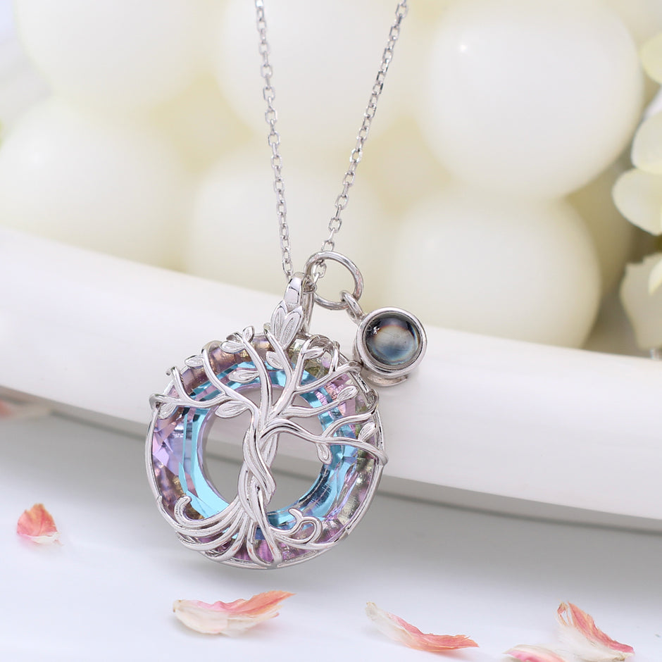 925 Sterling Silber Foto-Halskette Personalisiert – Bild Im Anhänger, Geschenk Für Frauen